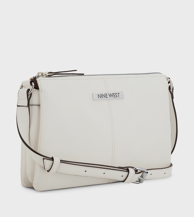 ناين وست  كروس  - أبيض  Cross Body Bags