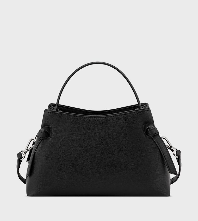 Textured Satchel Bag