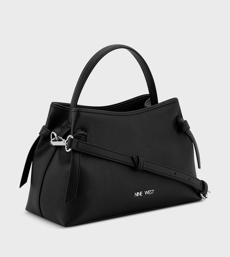 Textured Satchel Bag