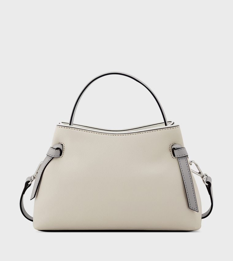 Textured Satchel Bag