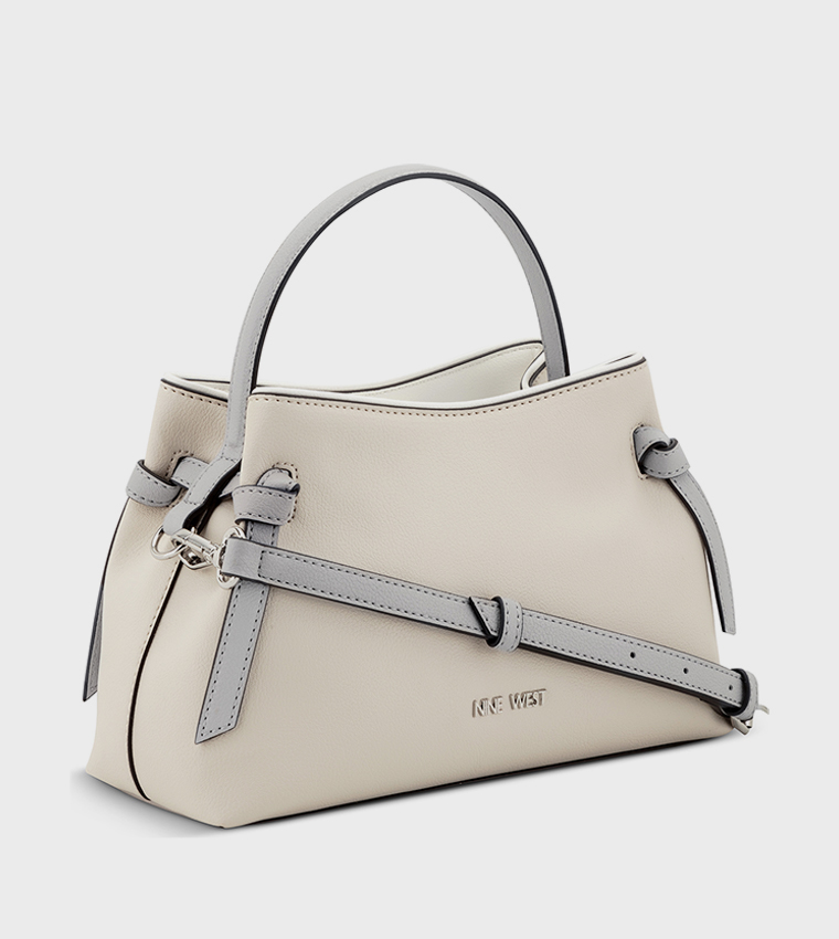 Textured Satchel Bag