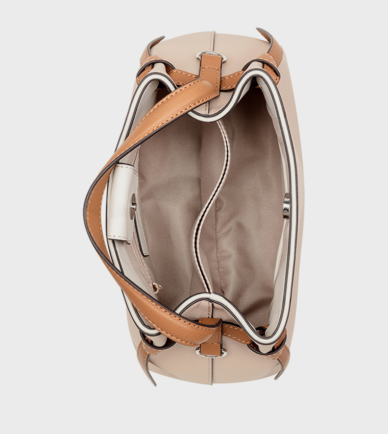 Textured Satchel Bag