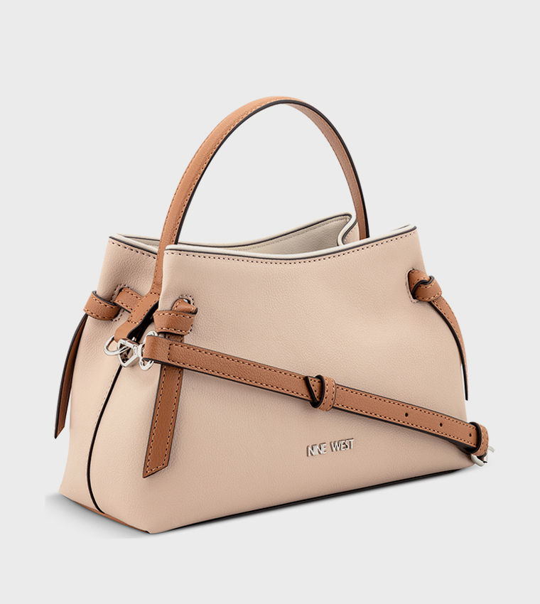 Textured Satchel Bag