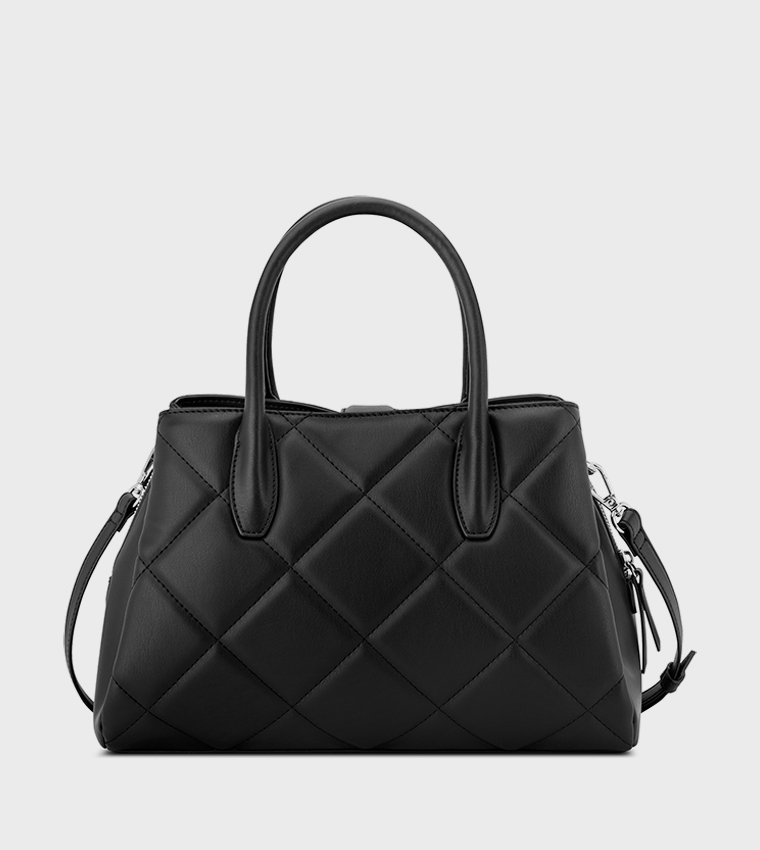 Quilted Satchel Bag