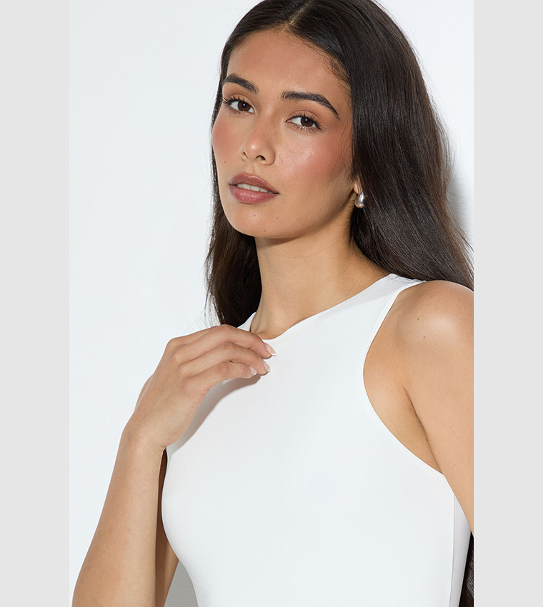 Double Layer Dropped Waist Maxi Dress