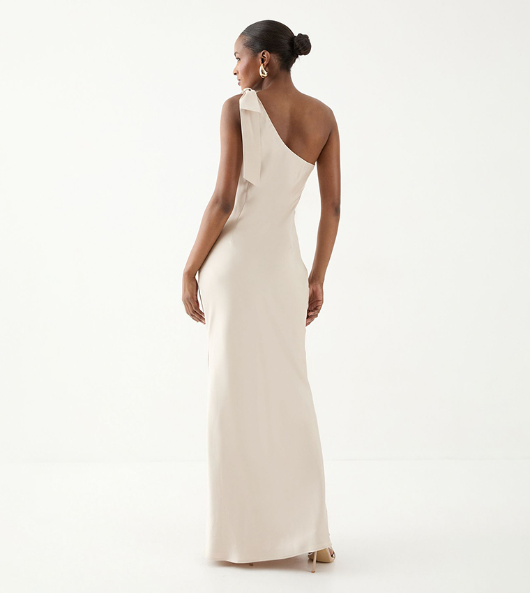 MissPap  Maxi Dresses - Beige Maxi Dresses