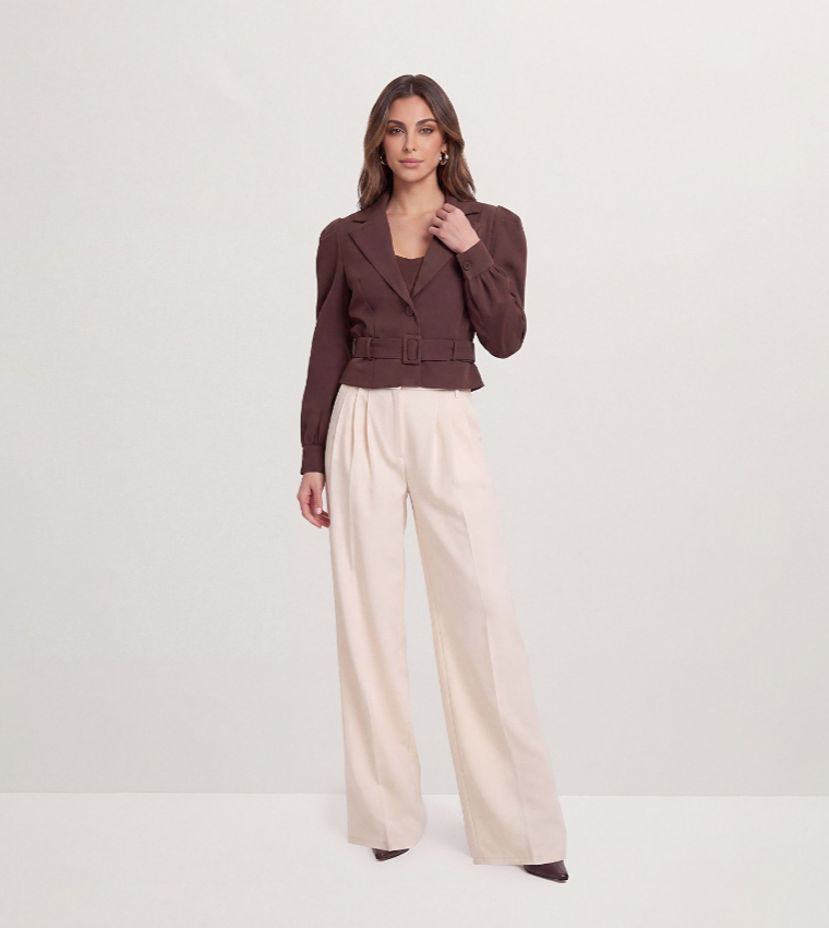 Two Way Collared Tailored Blazer