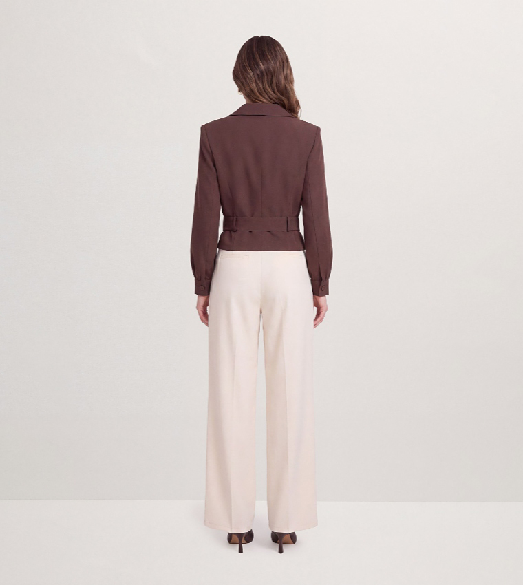 Two Way Collared Tailored Blazer