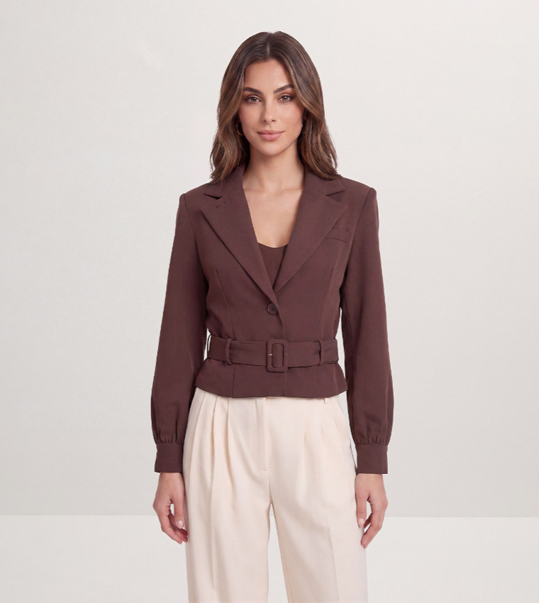 Two Way Collared Tailored Blazer