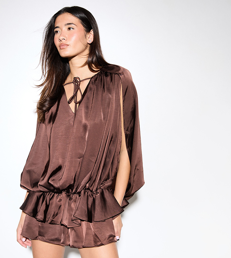 Volume Flippy Short Playsuit