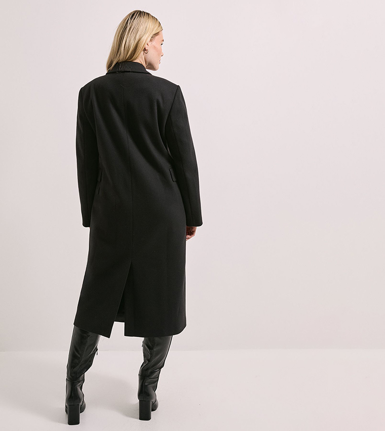 Long Sleeves Fitted Military Coat