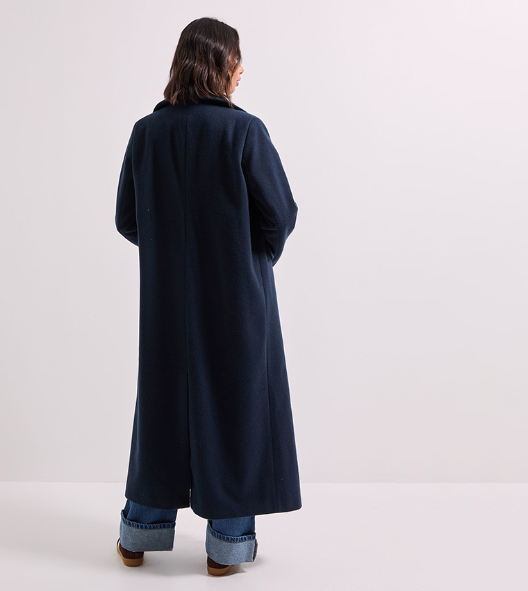 Solid Long Sleeves Coat
