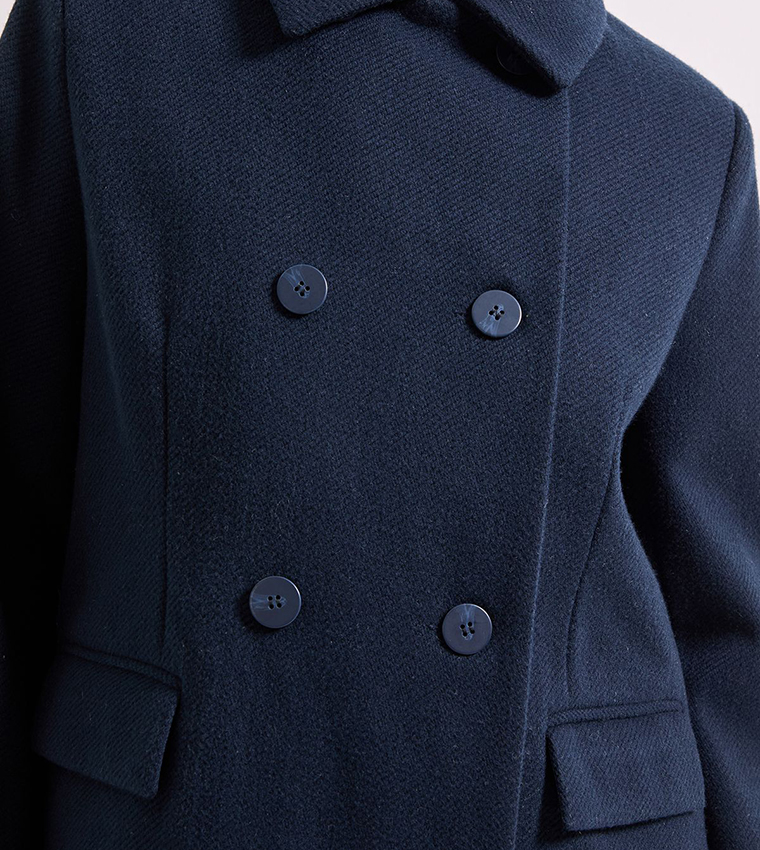 Solid Long Sleeves Coat