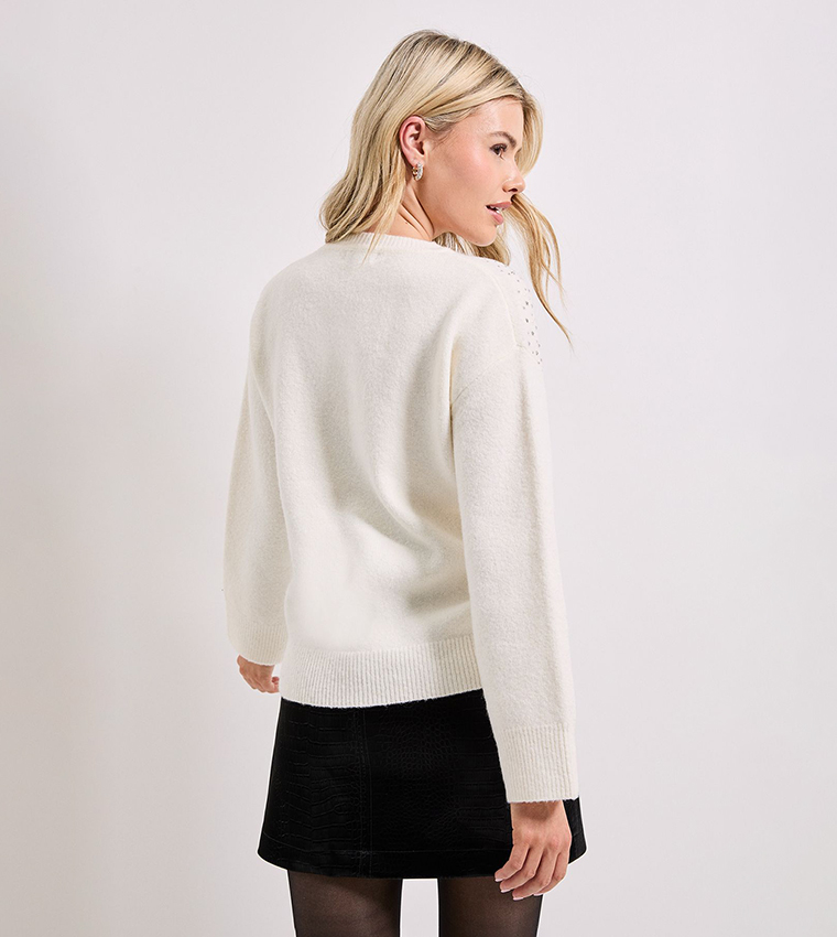 Scattered Sparkle Crew Neck Sweater