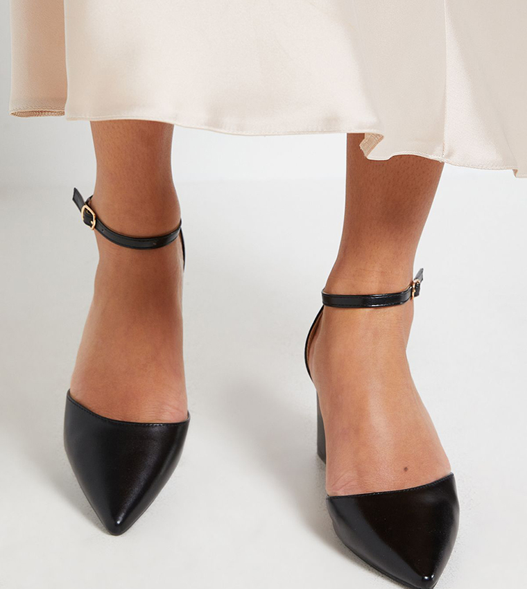 Blanchette Faux Leather D'Orsay Pumps