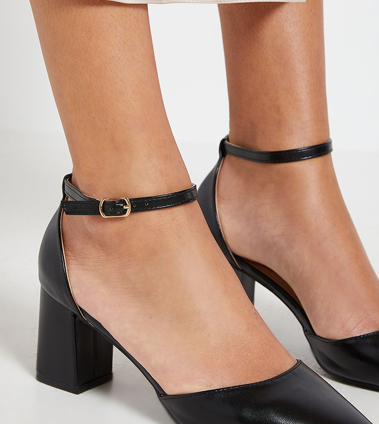 Blanchette Faux Leather D'Orsay Pumps