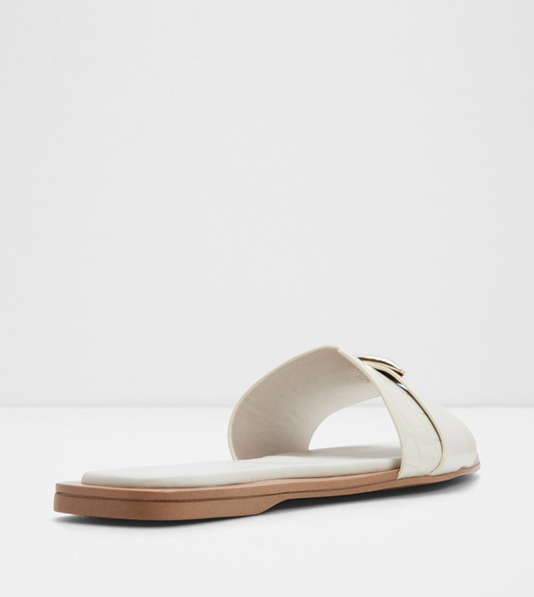 ألدو  الصنادل المسطحة - أبيض Flat Sandals