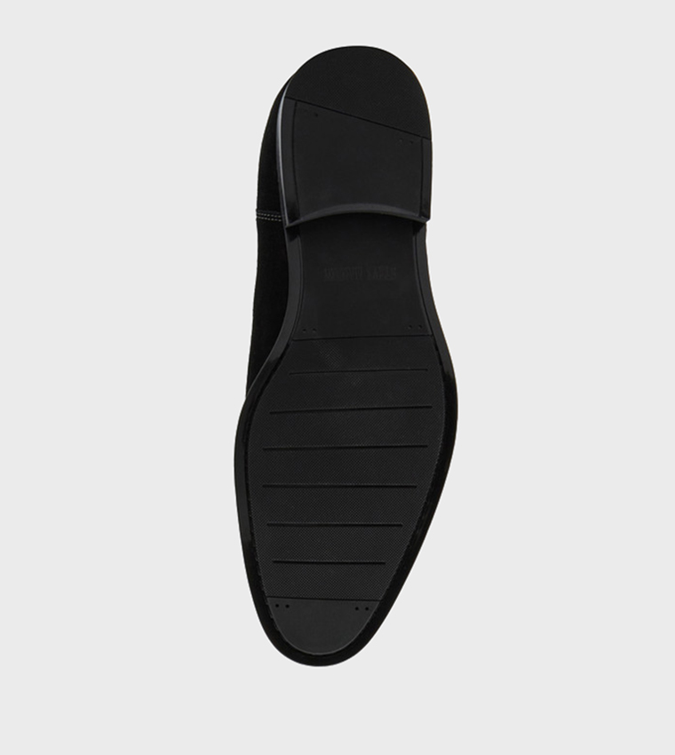 BROMPTON Solid Leather Chelsea Boots