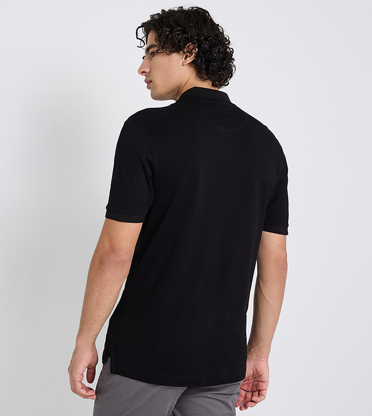 Ben Sherman  Polo T-Shirts - Black Polo T-shirts
