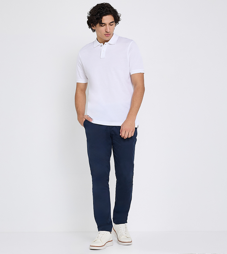 Solid Short Sleeves Polo T-Shirt