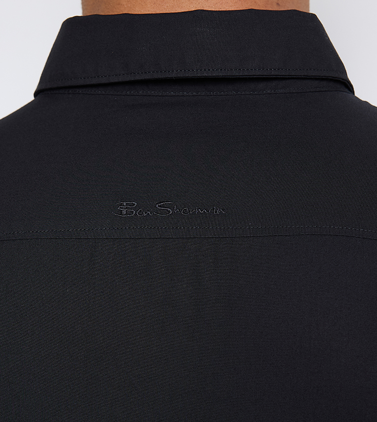 Solid Cotton Long Sleeves Shirt