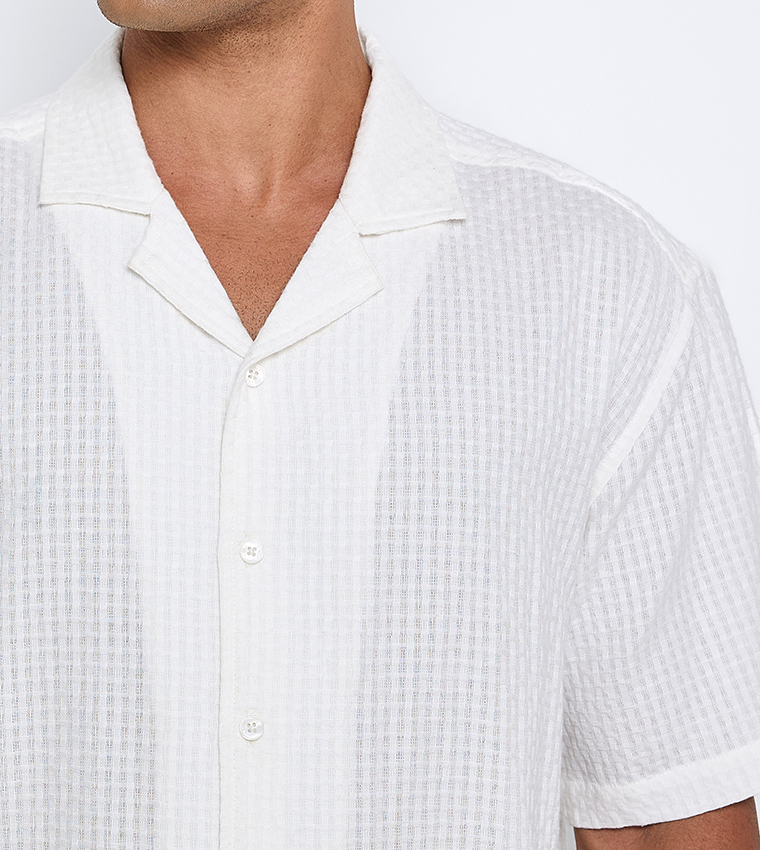 Ben Sherman  Short Sleeves - White Casual Shirts