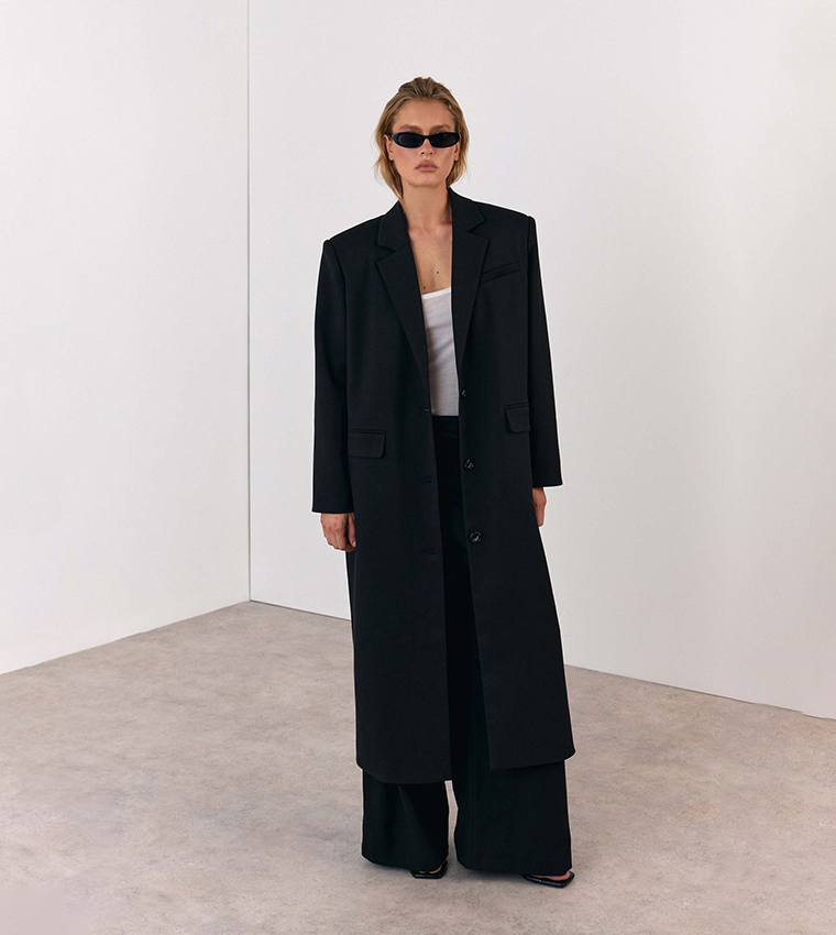 Tailored Duster Longline Coat