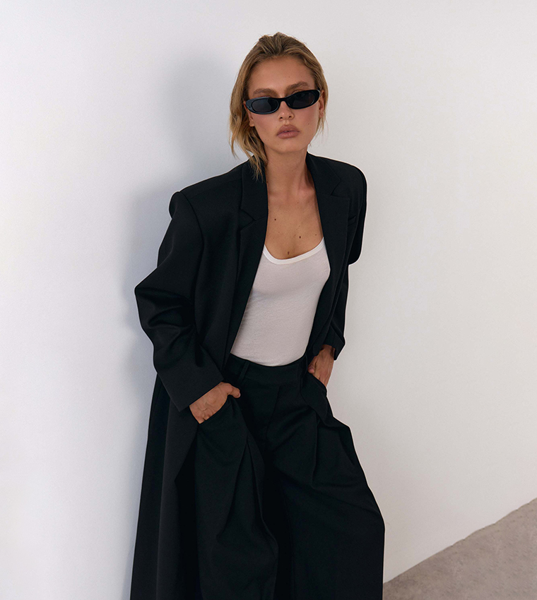 Tailored Duster Longline Coat