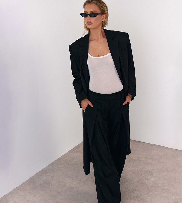 Tailored Duster Longline Coat