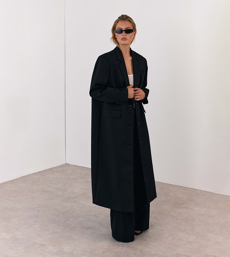Tailored Duster Longline Coat
