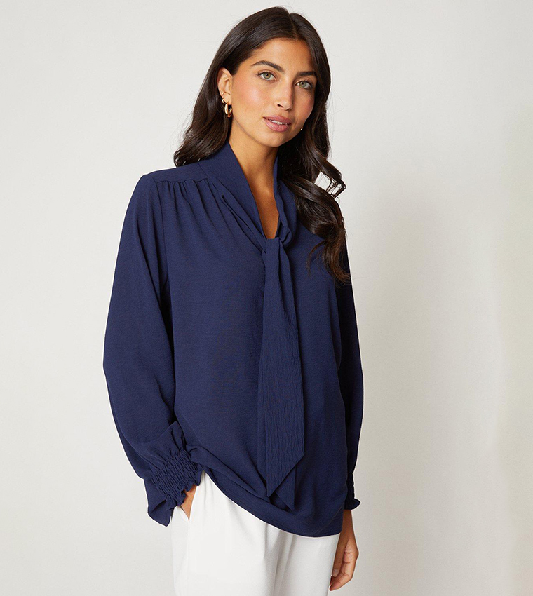 Wallis  Casual Tops - Navy Tops & Blouses