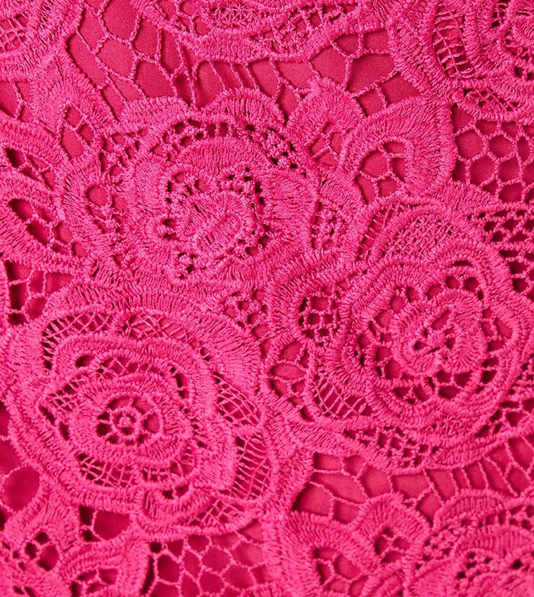 Corded Lace Shift Dress