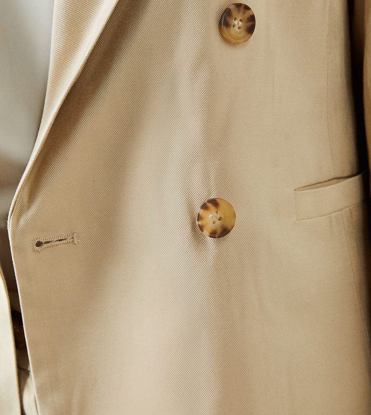 Petite Double Breasted Blazer