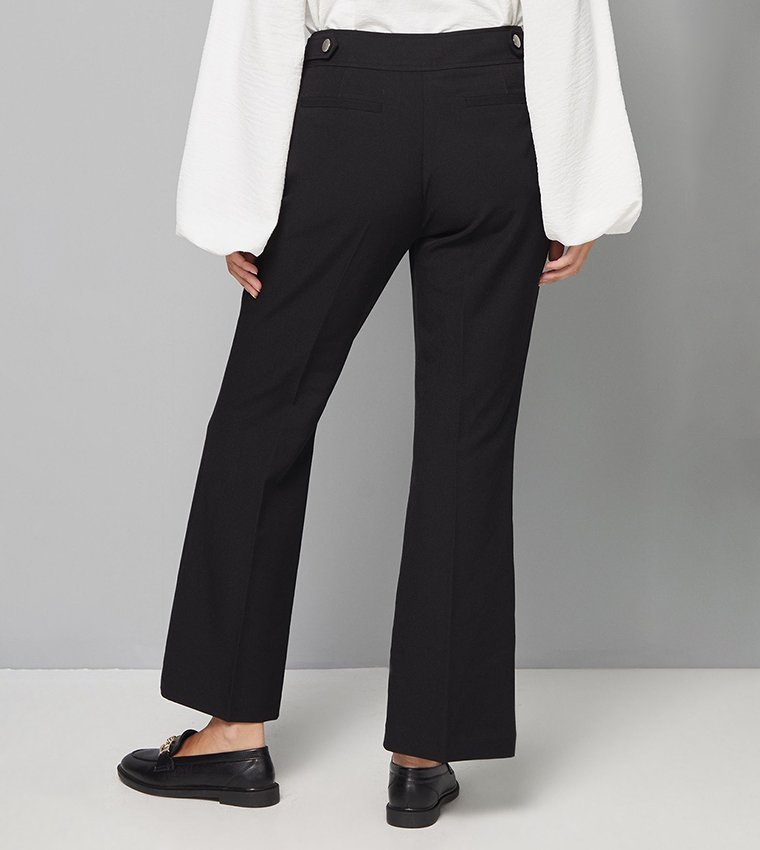 Wallis  Casual Pants - Black Casual Pants