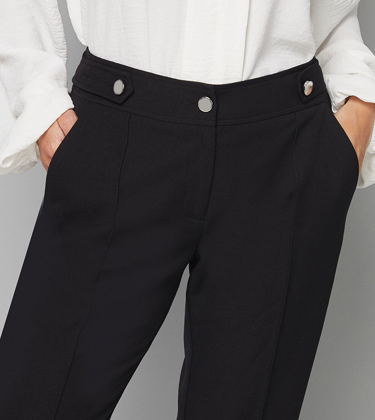 Wallis  Casual Pants - Black Casual Pants
