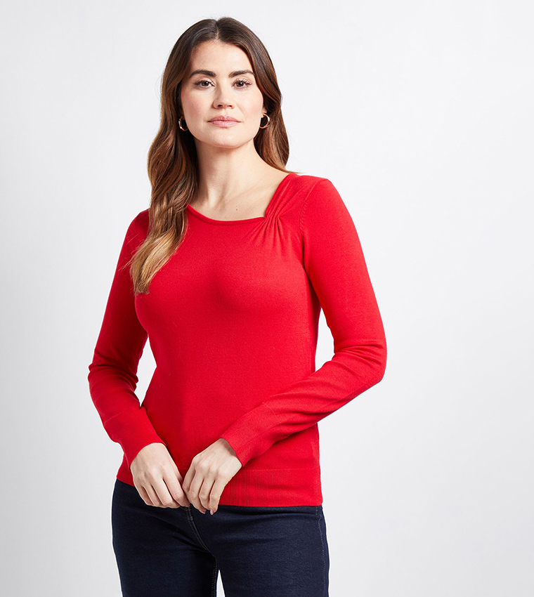 واليس   سترات - أحمر Sweaters