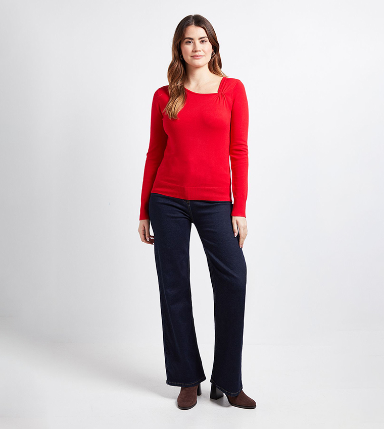 واليس   سترات - أحمر Sweaters