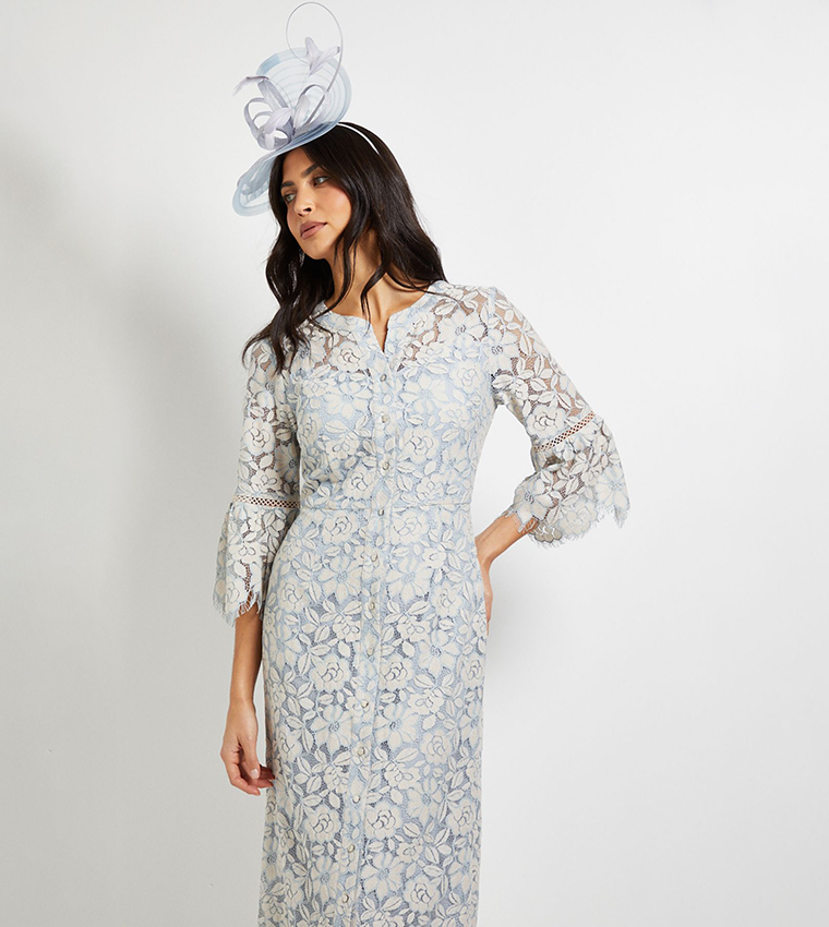 adrianna papell sleeveless lace sheath dress Adrianna Papell 091890120 main image 0