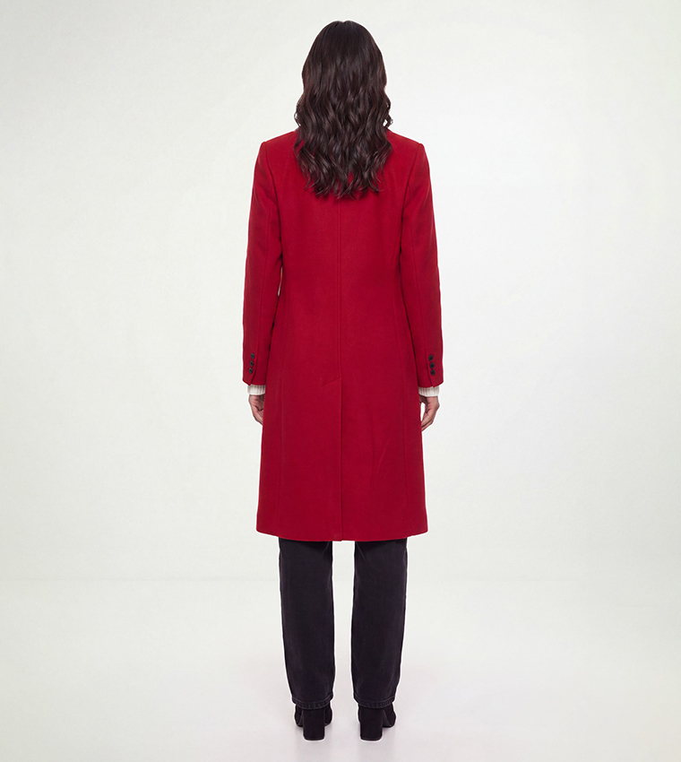 Double Breasted Midi Tailored Coat