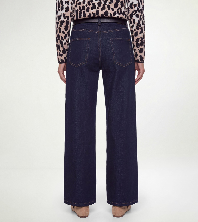 Wallis Washed Straight Fit Jeans