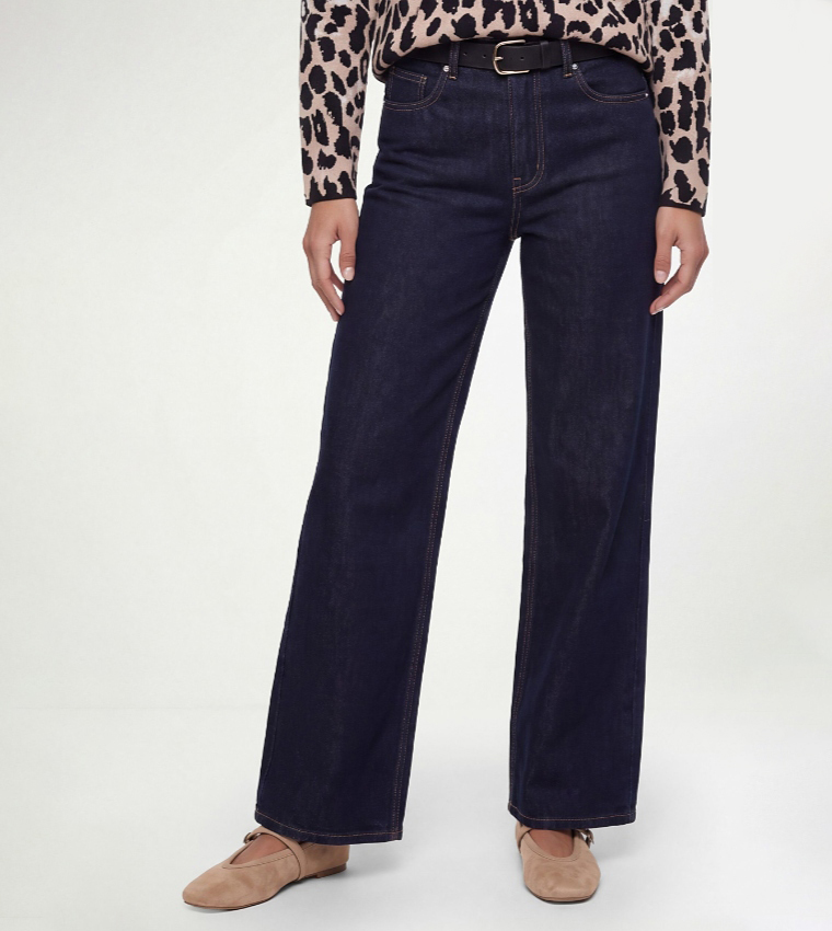 Wallis Washed Straight Fit Jeans