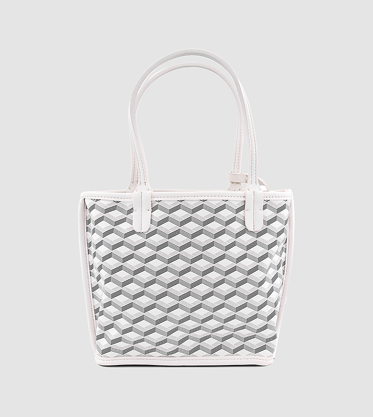 Patterned Tote Bag Set