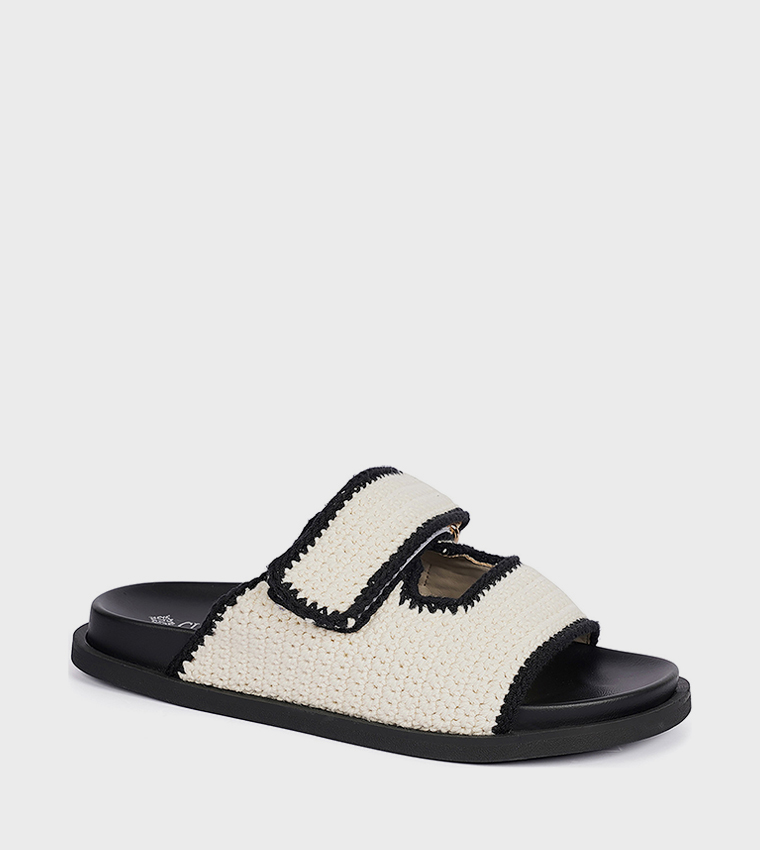 كابلي  الصنادل المسطحة - OFFWHITE الصنادل المسطحة