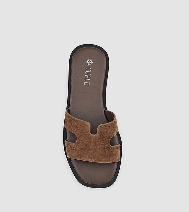 صندل فلات بمقدمة مفتوحة 