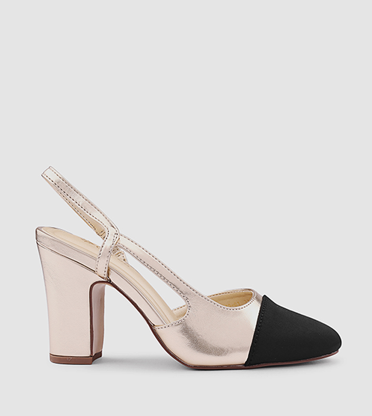 Cuple  Pumps - Gold Pumps