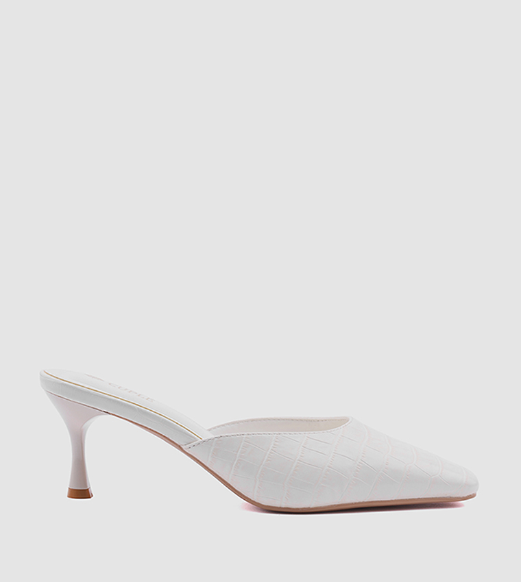 Cuple  Pumps - White Pumps