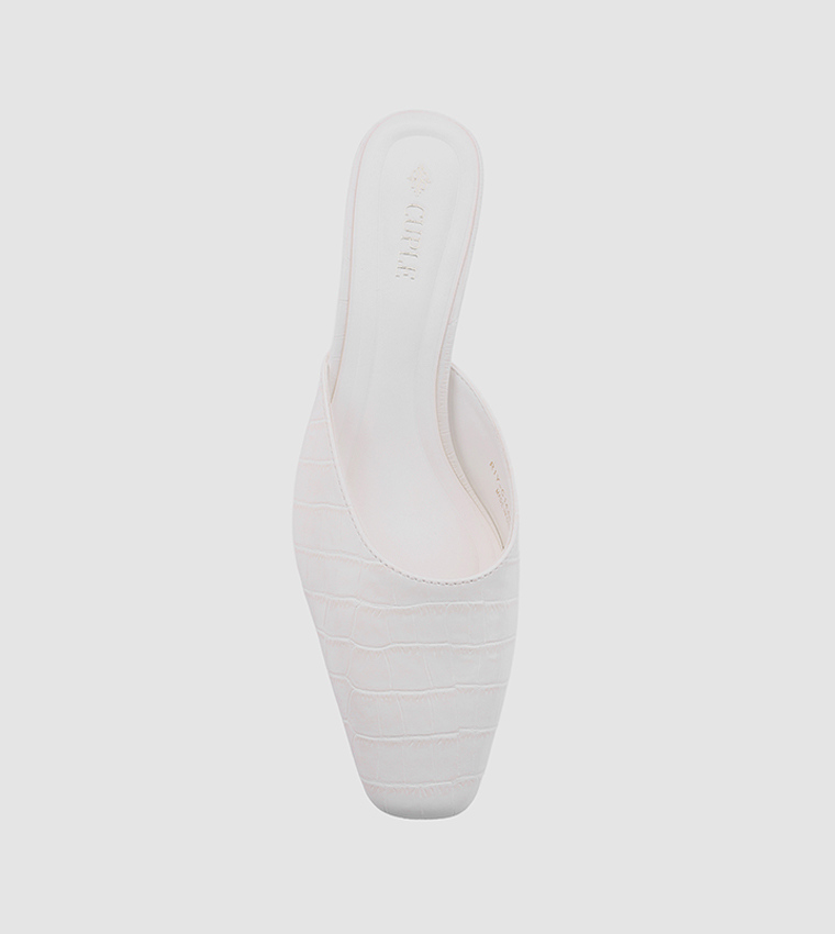 Cuple  Pumps - White Pumps