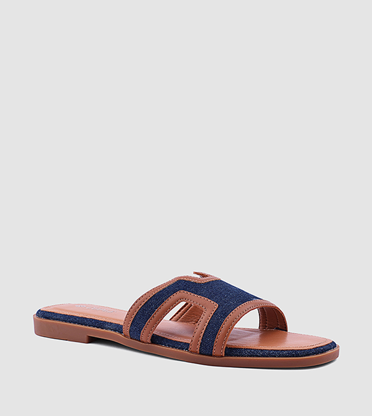 Cuple  Flat Sandals - Brown Flat Sandals