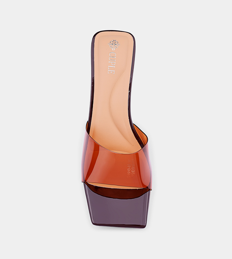 Cuple  Heels - Brown Heels