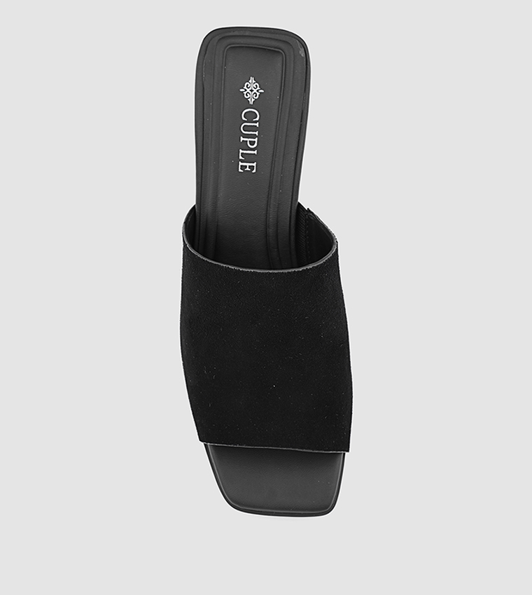 Solid Open Toe Heel Sandals